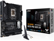 ASUS MB Sc LGA1700 TUF GAMING H670-PRO WIFI DDR4, Intel H670, 4xDDR4, 1xDP, 1xHDMI, WI-FI