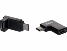 Club3D set adapter USB-C Gen2 angled adapter set of 2, 4K120Hz, 240W, (M/F)