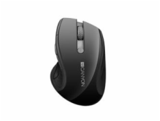 CANYON myš 2,4Ghz bezdrátová CMSW01, 1000/1200/1600 dpi, 6 tlačítek, blue LED senzor, černá