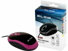 Optical mouse BLOW MP-20 USB pink