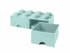 LEGO Brick Drawer 8 aquablau, Aufbewahrungsbox