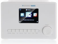 Umelecké internetové rádio X102 LCD biele