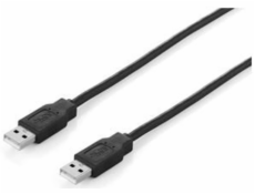 Kábel USB Equip USB-A - USB-A 1.8 m Czarny (128870)