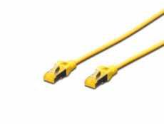 Digitus CAT 6A S-FTP patch cable, Cu, LSZH AWG 26/7, length 10 m, color yellow