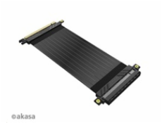 AKASA kabel RISER BLACK X2 Premium PCIe 3.0 x 16 Riser, 30cm