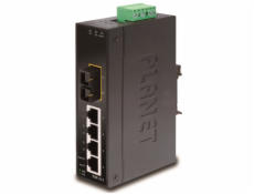 PLANET ISW-511S15 network switch Unmanaged L2 Fast Ethernet (10/100) Black
