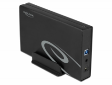 DeLOCK Externes Gehäuse für 3.5” SATA HDD s SuperSpeed USB (USB 3.2 Gen 1), Laufwerksgehäuse