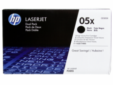 HP Toner CE 505 XD dvojbalenie cierna No. 05 X