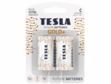 TESLA C GOLD LR14 2 Stück