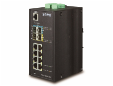 PLANET IGS-5225-8T2S2X network switch Managed L3 Gigabit Ethernet (10/100/1000) Blue  Silver