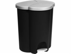 Curver Trio Pedal bin 40 L černý pedálový odpadkový kôš (254540)