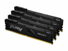 Kingston Fury Beast Black 128GB DDR4 3600MHz / CL18 / DIMM KIT 4x 32GB