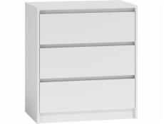 Topeshop K3 komoda biela