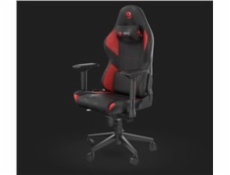 SPC Gear SR600 RD herní židle imitace kůže černočervená