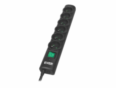 Ever Optima 3m 6 AC outlet(s) 250 V Black