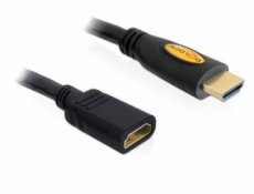 DeLOCK 83079 Verlängerungskabel High Speed HDMI s Ethernet HDMI Stecker auf HDMI Buchse 1m čierna