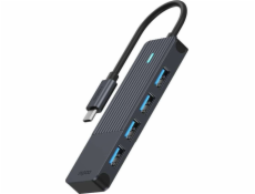 Rapoo USB-C Hub grey USB-C to  USB-A