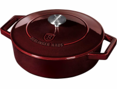 BerlingerHaus pekáč s pokrievkou liatinový 26cm BH-6498 Burgundy Line