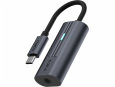Rapoo USB-C Adapter grau USB-C auf 3,5 mm Audio
