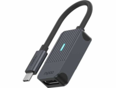 Rapoo USB-C Adapter grau USB-C auf DisplayPort