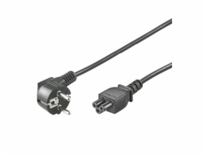 PREMIUMCORD Kabel napájecí 230V pro NTB (3pin, Schuko, trojlístek) 2m