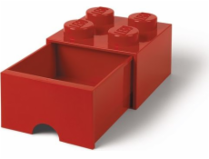LEGO Brick Drawer 4 rot, Aufbewahrungsbox