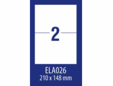 Avery ELA026 printer label White Self-adhesive printer label