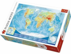 Trefl Veľká mapa sveta 4000 dielov Trefl Veľká mapa sveta 4000 dielov