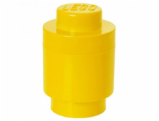 LEGO Storage Brick 1 rund gelb, Aufbewahrungsbox