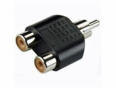 PremiumCord Adaptér 1x Cinch male - 2x Cinch female