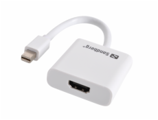 SANDBERG 508-29 Sandberg adaptér Thunderbolt/Mini DisplayPort > HDMI, bílý