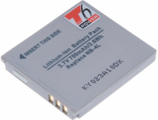 Baterie T6 power Canon NB-4L, 700mAh, šedá