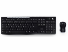 Logitech Wireless Desktop MK270 SK + CZ  layout, black, USB