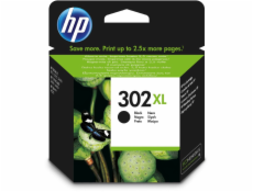 HP inkoustová kazeta 302XL černá F6U68AE originál