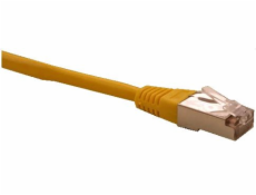 Patch cord FTP cat5e 0,25M žlutý