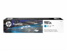HP 981A - azurová inkoustová kazeta, J3M68A