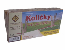 Kolíčky na prádlo 24 ks dřevo