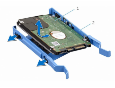Kit DELL X9FV3 rámeček pro 2,5  HD pro Optiplex 3050 / 5050 / Vostro 3668 / 3268