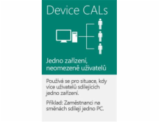 MS OEM Windows Server CAL 2016 EN 1pk 5 Device CAL