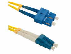 Qoltec Optic Patchcord SC / UPC - LC / UPC SM 9/125 G652D 1m (54031)