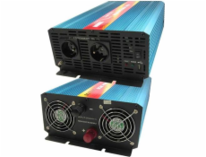 Napěťový měnič Carspa P2000U-12 12V/230V+USB 2000W, čistá sinusovka 