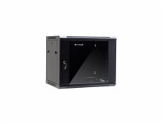 NETRACK 019-090-645-022 wall/hanging cabinet 19 9U/450 mm glass door black remov. side pan.