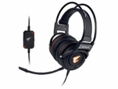 GIGABYTE sluchátka s mikrofonem headset AURUS H5, wired, RGB Lighting, jack 3,5mm