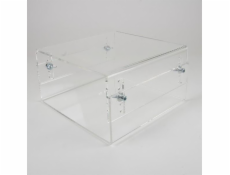 NEOMOUNTS BY NEWSTAR NSMONITOR40 Acrylic Monitor Raiser height adjustment 7 to 13cm 2.76 to 5.12inch