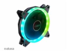 AKASA LED ventilátor Vegas AR7 / AK-FN099 / 120mm / 3pin FAN / 4pin RGB led / RGB LED