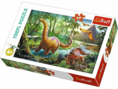 Puzzle Trefl, 60 dílků - Procházky dinosaurů (GXP-645413)