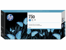 HP originální ink P2V68A, HP 730, cyan, 300ml, HP HP DesignJet T1700 44 printer series, T1700dr 44