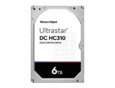 WESTERN DIGITAL Ultrastar 7K6 6TB HDD SAS 256MB cache 12Gb/s 512E SE 7200Rpm 24x7 3.5inch Bulk HUS726T6TAL5204