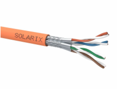 Solarix Kabel CAT7 SSTP LS0HFR B2ca s1 d1 a1 1000 MHz 500m/cívka SXKD-7-SSTP-LS0HFR-B2ca