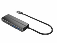 PremiumCord 10G SuperSpeed USB Hub Type C to 2 X USB 3.1 A + 2 X USB 3.1 C Aluminum